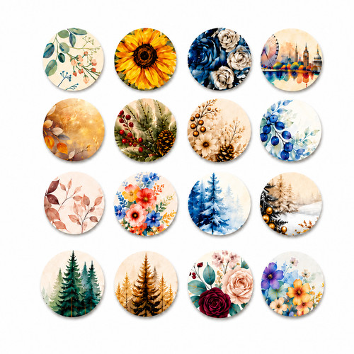 Envelope seal stickers - x,