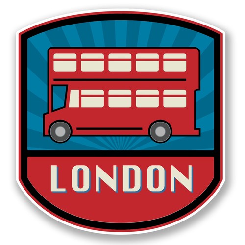 London vinyl sticker decal - 2, x
