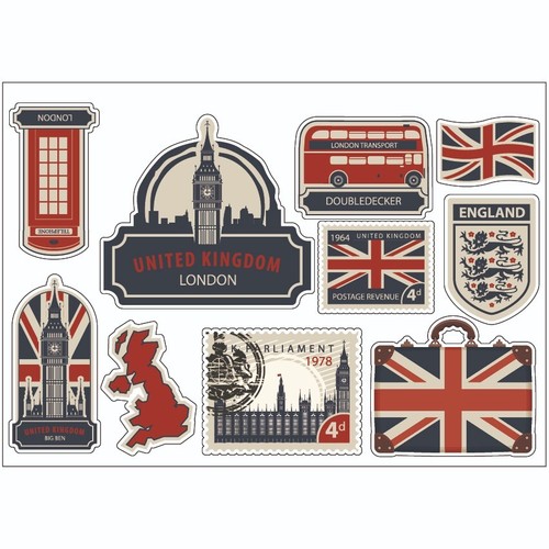 London bus sticker - london, sheet
