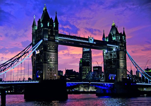London tower bridge vinyl - bridge,