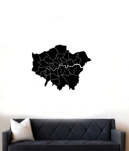 Map london wall art sticker - of,
