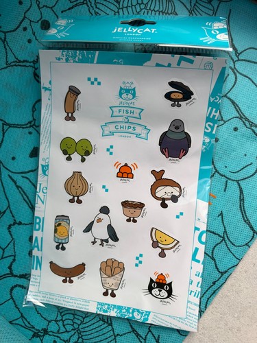 Jellycat fish chips - fish,