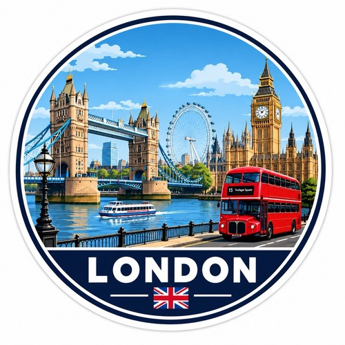 London travel sticker - travel, –