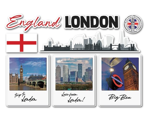 Sticker sheet london - sticker, vinyl