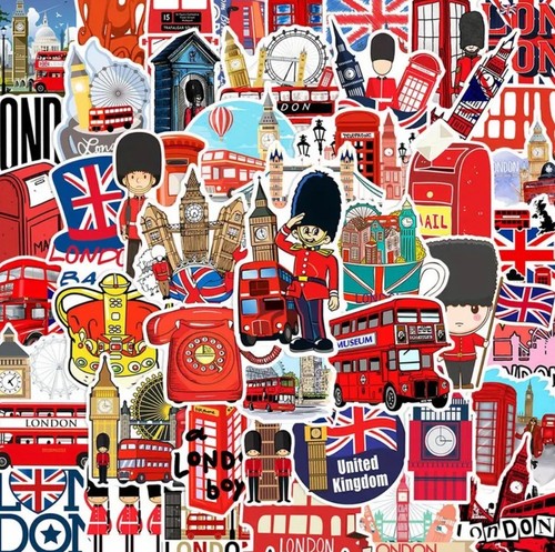 London england stickers - 10,