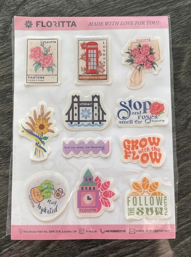 Floritta stickers london - stickers,