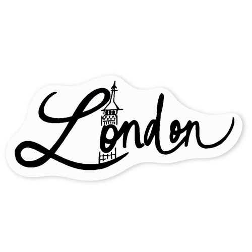 London text clear - 'london, vinyl